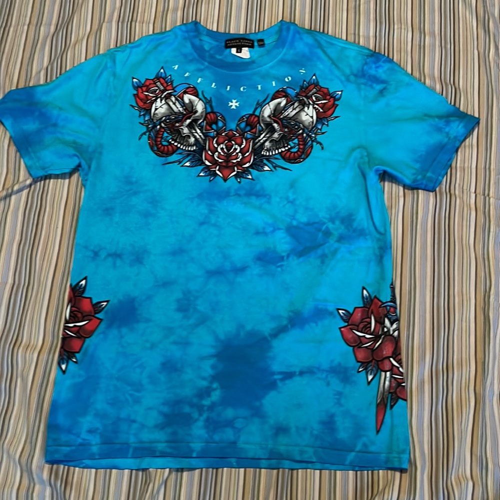 Men’s Skull & Flowers Tee